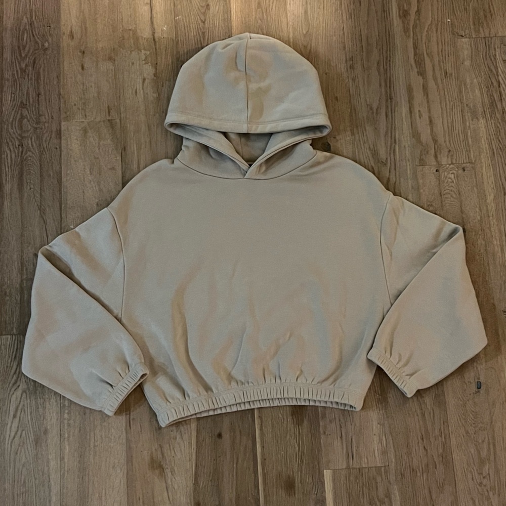 Zara cropped sweatshirt